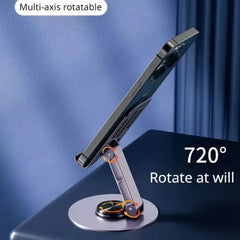 Full Metal Mobile Phone Stand 360° Rotating Aluminum Alloy