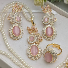 Zircon Combo Party Set – High Quality Oval Shape Jewelry