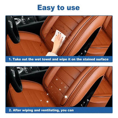 Car interior cleaning and polishing Wipes - PACK OF 80