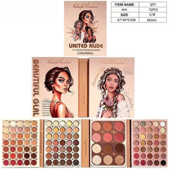 Colorful Rainbow 4-Fold Eyeshadow Palette