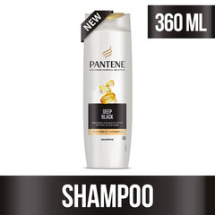 Pantene Anti Hairfall Deep Black Shampoo - 360ml