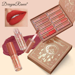 Dragon Ranee Cherry Matte Lip Gloss – 10 Pcs Set