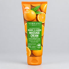 Vibrant Beauty Orange & Almond Massage Cream - 200ml
