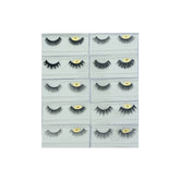 Glamorous Face 4D Mink Hair Eyelashes 10 Pieces GF 8063
