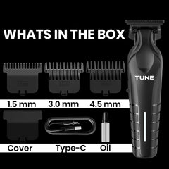 Tune Premium Hair Trimmer Black - TR403