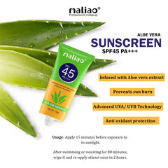Maliao Aloe Vera Sunscreen SPF 45 PA+++ - 100g