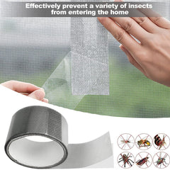 Self-Adhesive Fiberglass Mesh Window Screen Repair Tape