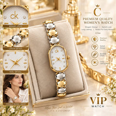 CK Diamond Cut Glass Watch With Box
