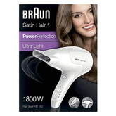 Braun Satin Hair1 Ultra Light 1800W Hair Dryer, HD-180