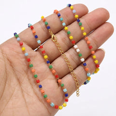Handmade Beaded Chains Permanent Bracelet