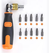10 in 1 Multi-Angle Ratchet Screwdriver Multifunctional Repair Tools