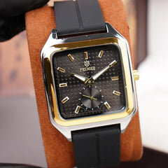 PREMIER Square-Shaped Analog Quartz Fashion Watch
