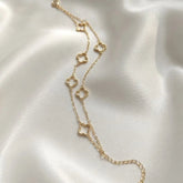 Gold Four Leaf Clover Bracelet