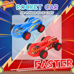 Toy Car Launchers and Air Powered Cars with Ramp and Finish Line