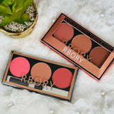 Rbory Beautiful Powder Blusher Palette - 3 Colors