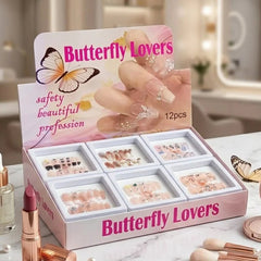 Butterfly Lovers Luxury Press-On Nails