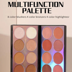 Miss Rose Double Sided Laser Face Kit - 16 Color