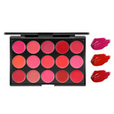 Miss Rose Matte Nourishing Lip Cream Palette - 15 Colors