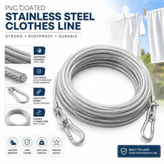 Stainless Steel PVC Coated Clothes Drying Rope