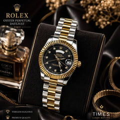 Rolex Diamond Style Dial Markers Watch