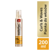 Wella Wellaflex Curls & Waves Strong Hold Volume 3 Hair Mousse 200ml