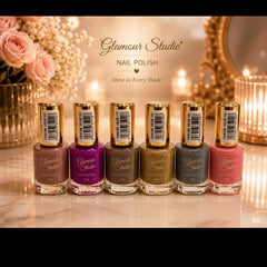 Glamour Studio Nail Polish – Rich Glossy Fashion Shades