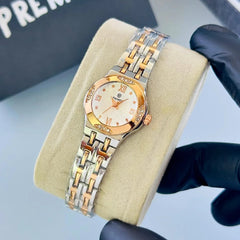 PREMIER Women's Classic Crystal Bezel Stainless Steel Watch