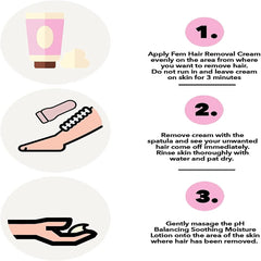 Fem U.S.A. Hair Removal Cream Rose - 120g