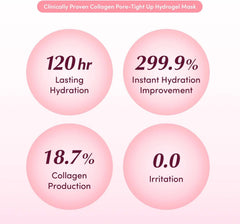 Eqqualberry Bouncy Day Collagen Pore-Tight Up Hydrogel Mask - 30g - 4 Sheets