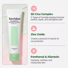 Torriden BALANCEFUL Cica Tone-up Sun cream - 60ml