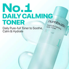 Numbuzin No. 1 Pure-Full Calming Herb Toner – 300 ml