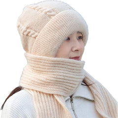 Windproof Winter Accessory - Cap With Muffler