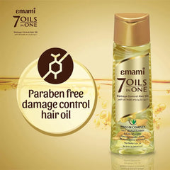 Emami 7 Oils in 1 - Damage Control Herbal Hair Oil - 200ml