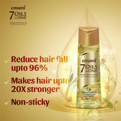 Emami 7 Oils in 1 - Damage Control Herbal Hair Oil - 200ml
