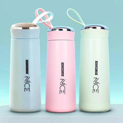 PRO FIT Glass Water Bottle With Silicon Sleeve - 400ml