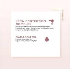 ALFAPARF MILANO Lisse Design Keratin Hair Oil for Frizz Control - Heat Protection - Anti-Frizz Keratin Therapy - 50ml