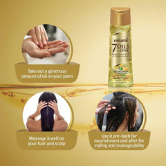 Emami 7 Oils in 1 - Damage Control Herbal Hair Oil - 200ml