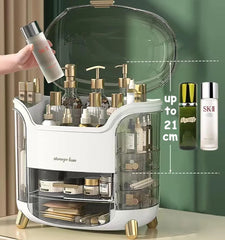 Luxury Desktop Cosmetic Organizer, Dustproof and Waterproof Makeup Vanity