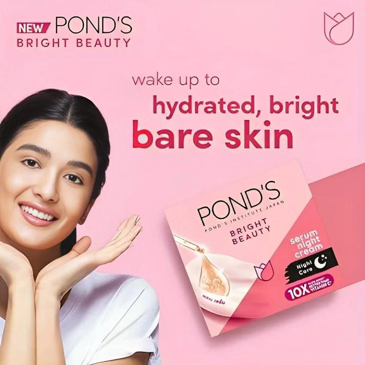 Pond's Bright Beauty Serum Night Cream Ameena.pk Pond's Bright Beauty Serum Night Cream Ameena.pk