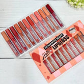 Romantic May Matte Lipgloss - 12Pcs