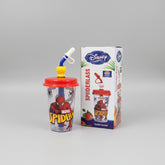 Disney Cartoon themed tumbler with a straw