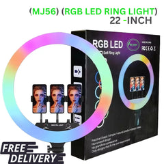 RGB LED Ring Light - MJ56 - 22INCH