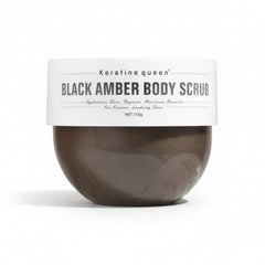 Keratine Queen Black Amber Body Scrub - 150g