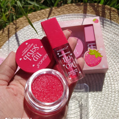 Hudamoji Lip Oil + Lip Scrub 2 in 1