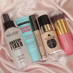 5 in 1 Makeup Deal – Fixer, Primer, Foundation, Brush & Concealer