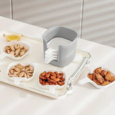 6Pcs Sauce Dip Bowls Set Great For Snacks, BBQ & Parties