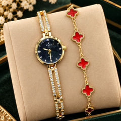 D.LON Watch & Bracelet Set – New Arrival with Normal Box
