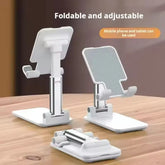 Mobile phone holder folding and retractable