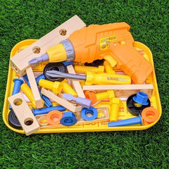 Electric Drill & Build Toy Set