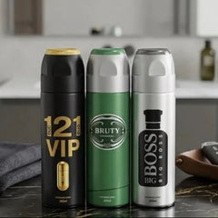 Assorted Perfumed Body Spray Set - Pack of 3